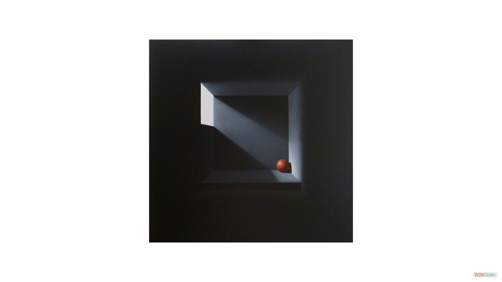 1 - Little red ball - 50 x 50 cm - Acrylic on linen
