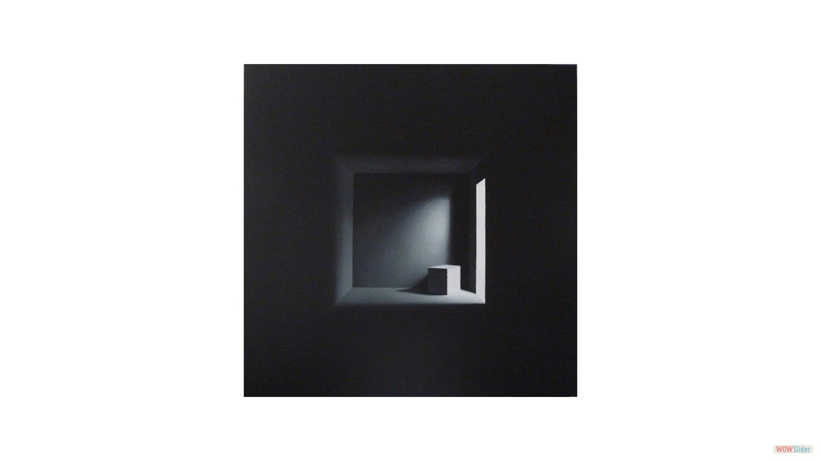 8 - White box - 50 x 50 cm - Acrylic on linen